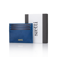 Portefeuille porte-cartes premium Mini - Bleu