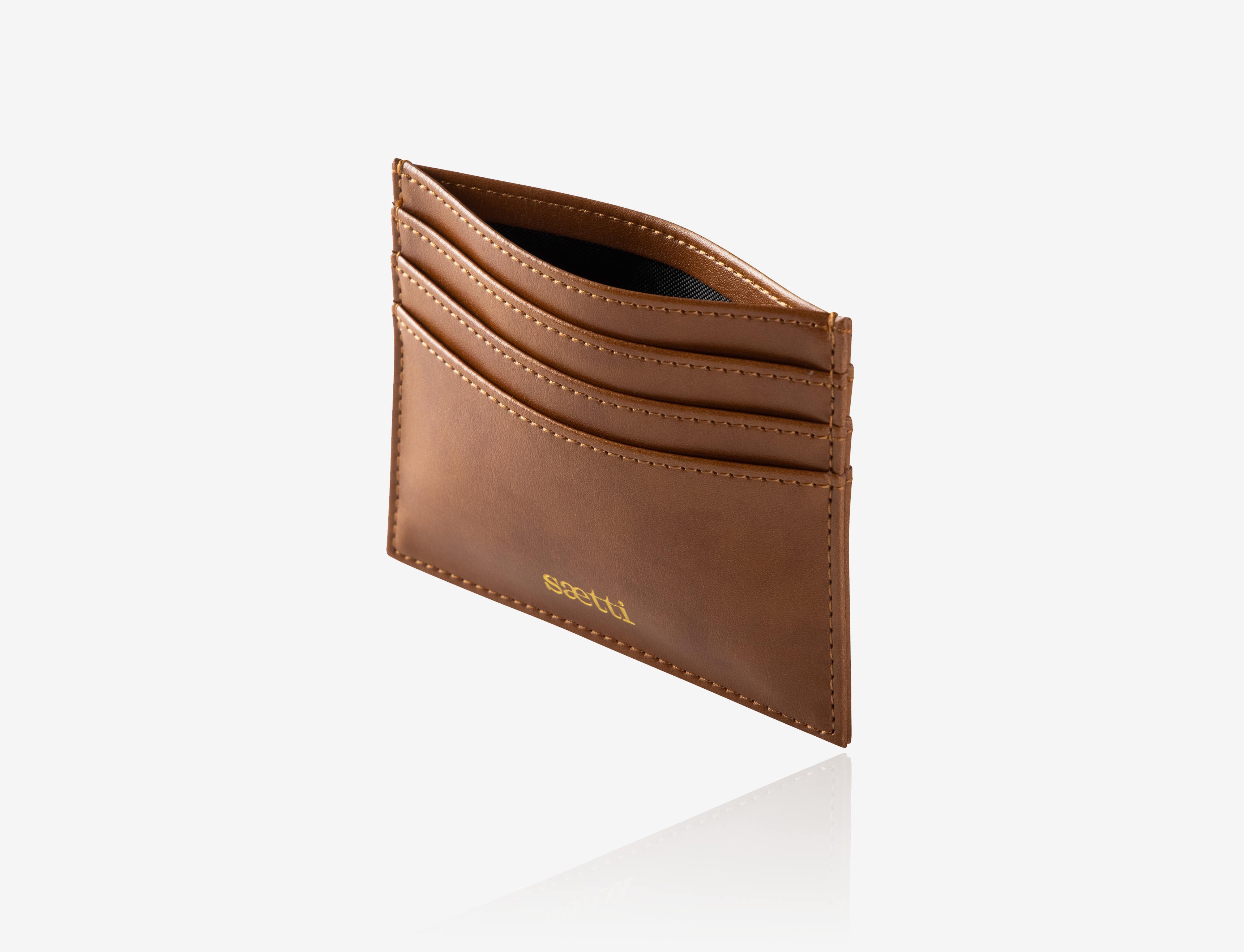Mini Premium Wallet Cardholder - Brown