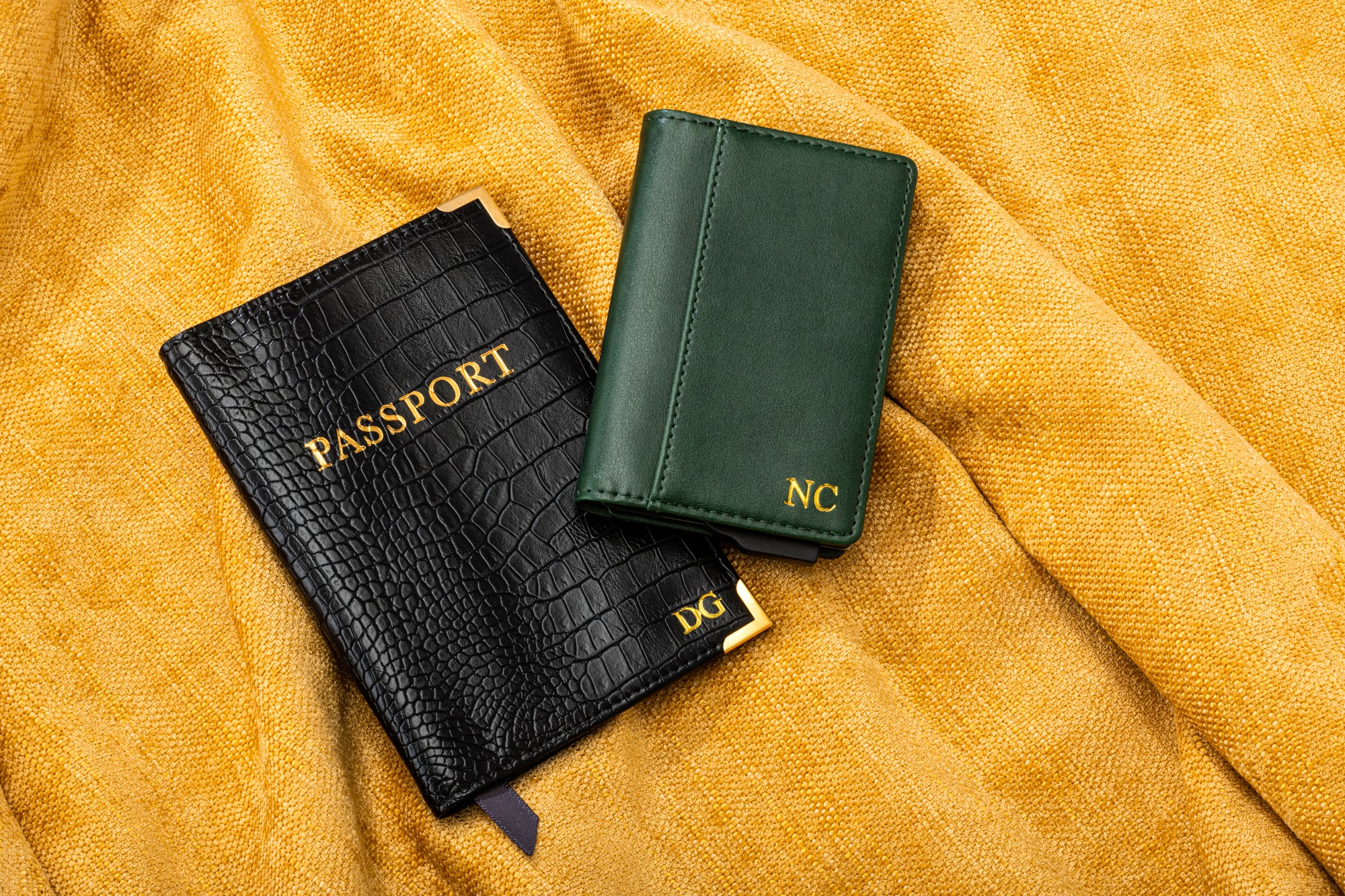 Passport Holder Cover - Black