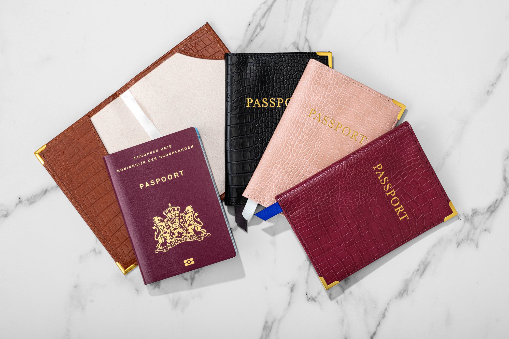 Passport Holder Cover - Red
