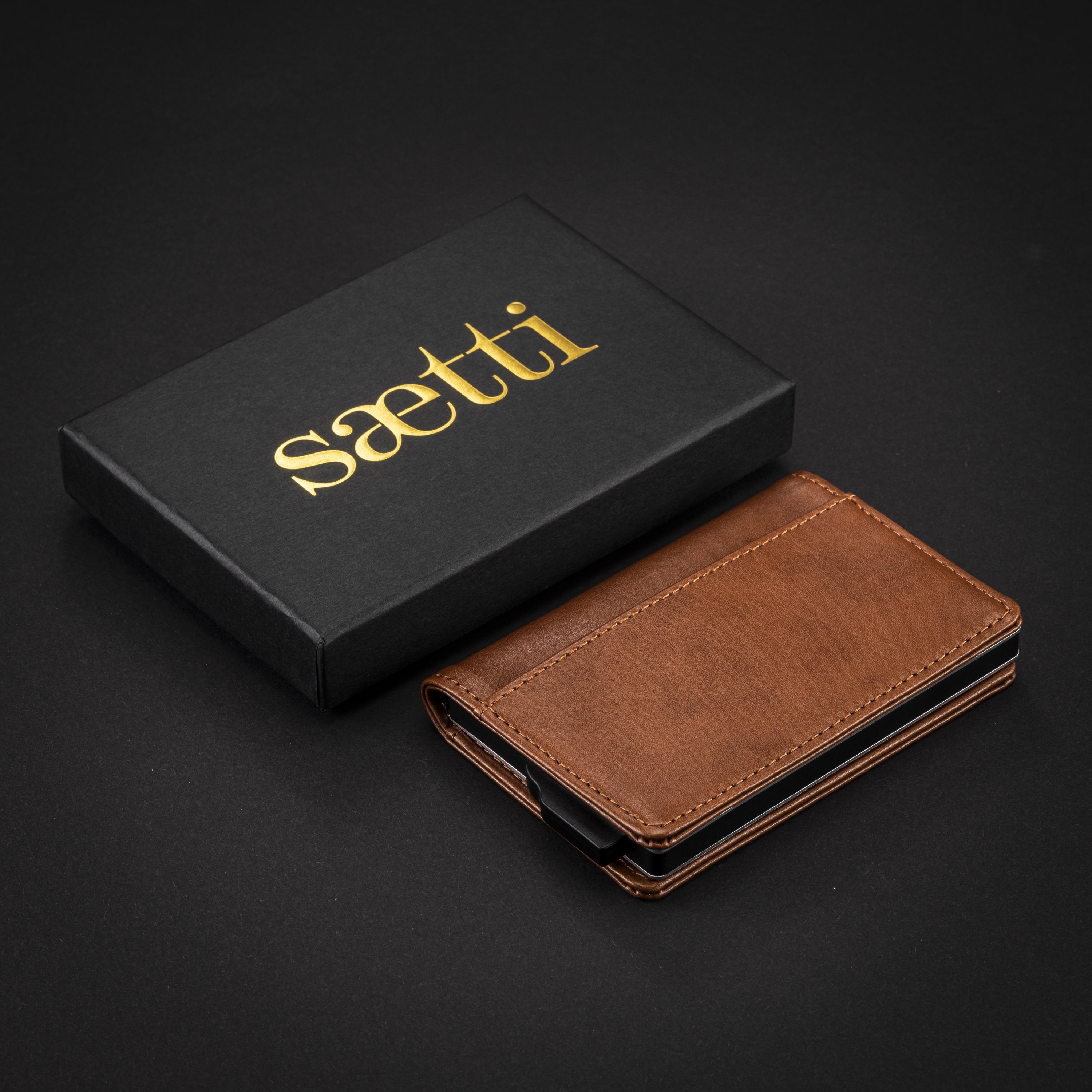 Premium Wallet Cardholder - Brown - SAETTI