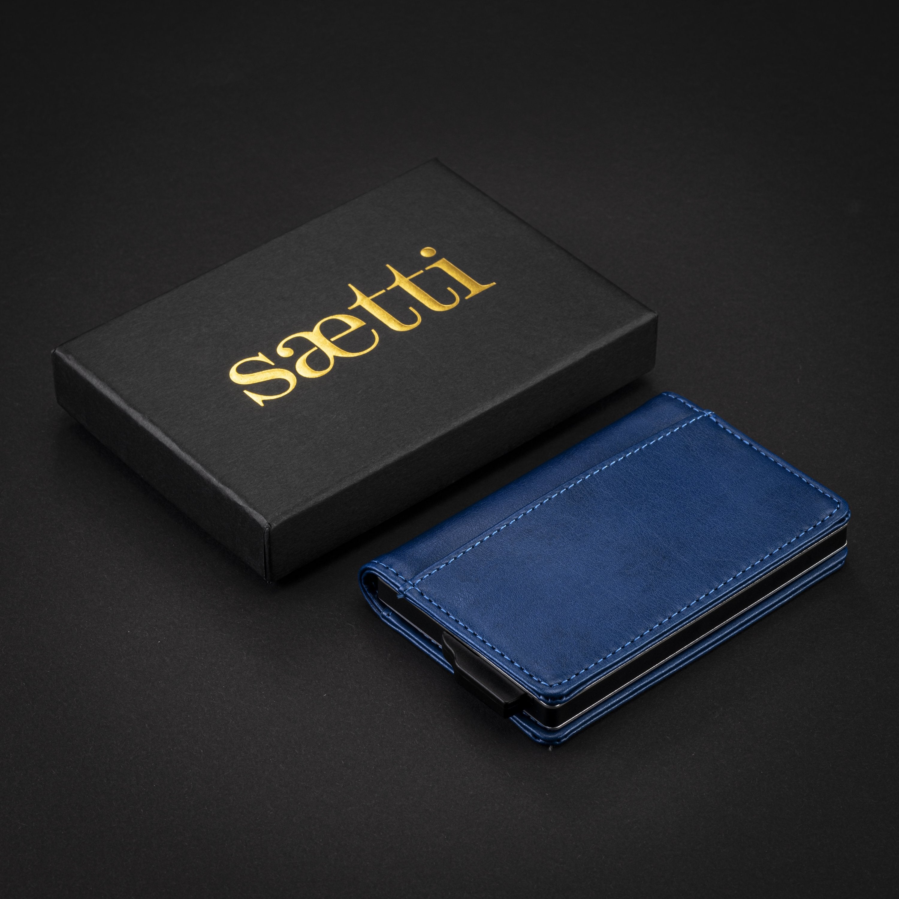 Premium Wallet Cardholder - Blue - SAETTI